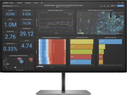 HP Z27q G3 QHD computer monitor 68.6 cm (27") 2560 x 1440 pixels Quad HD LED Silver (1C4Z7AA#ABB)