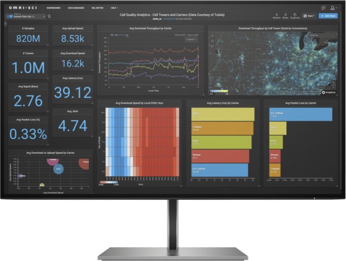 HP Z27q G3 QHD computer monitor 68.6 cm (27") 2560 x 1440 pixels Quad HD LED Silver (1C4Z7AA#ABB)