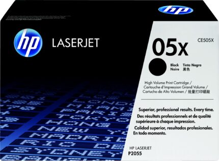 HP 05X Toner cartridge black, 6.5K pages ISO/IEC 19752 for HP LaserJet P 2055 (CE505X)