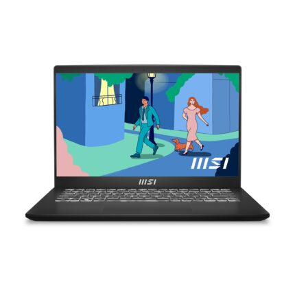 MSI Modern 14 C12M-637UK Laptop 35.6 cm (14") Full HD Intel Core i3 i3-1215U 8 GB DDR4-SDRAM 512 GB SSD Wi-Fi 6 (802.11ax) Windows 11 Home Black