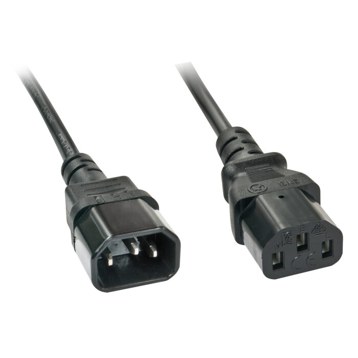 : Lindy 2m C14 to C13 Extension Cable