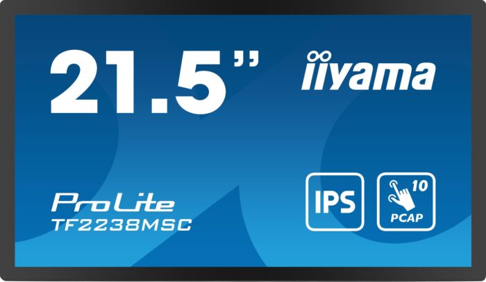 iiyama PROLITE Digital A-board 55.9 cm (22") LED 600 cd/m? Full HD Black Touchscreen (TF2238MSC-B1)