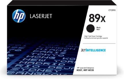 HP 89X Toner cartridge high-capacity, 10K pages ISO/IEC 19752 for HP M 507 (CF289X)