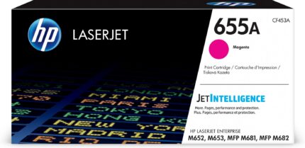 HP 655A Toner cartridge magenta, 10.5K pages ISO/IEC 19752 for HP LaserJet M 652/681 (CF453A)