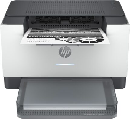 HP LaserJet M209dw Printer, Black and white, Printer for Home and home office, Print, Two-sided printing; Compact Size; Energy Efficient; Dualband Wi-Fi (6GW62F#B19)