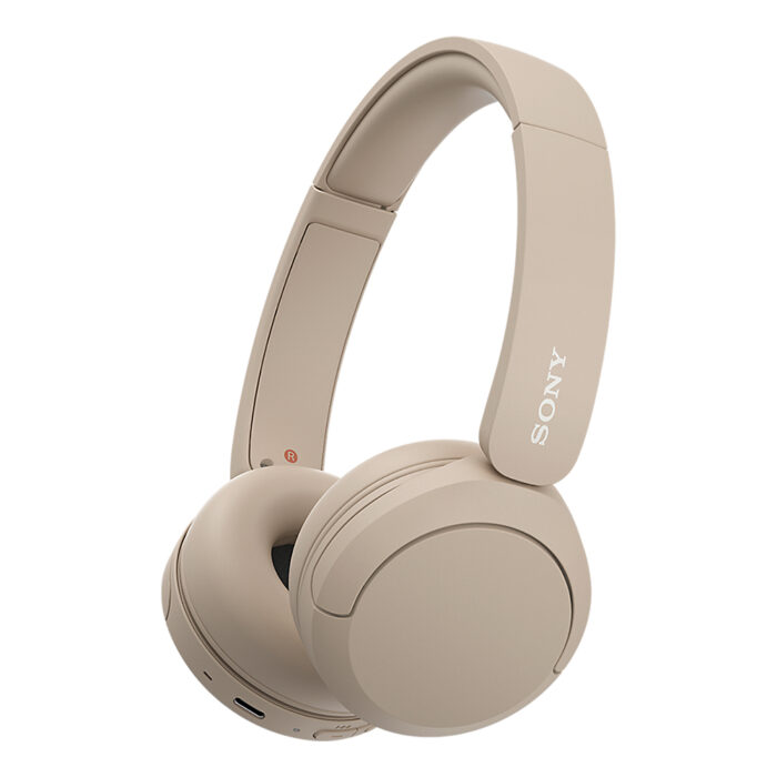 Sony WH-CH520 Headset Wireless Head-band Calls/Music USB Type-C Bluetooth Charging stand Cream