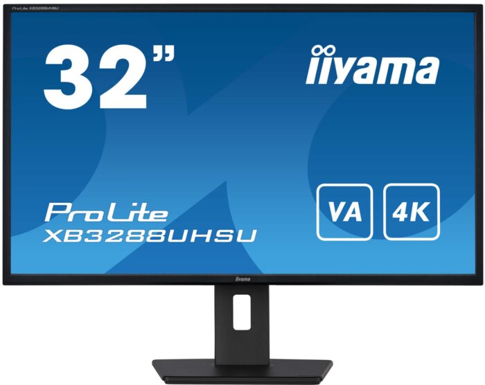 iiyama ProLite XB3288UHSU-B5 computer monitor 80 cm (31.5") 3840 x 2160 pixels 4K Ultra HD LCD Black (XB3288UHSU-B5)