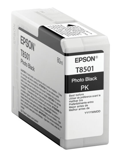 Epson/T8501 Ink cartridge foto black 80ml for Epson SC-P 800 (C13T850100)