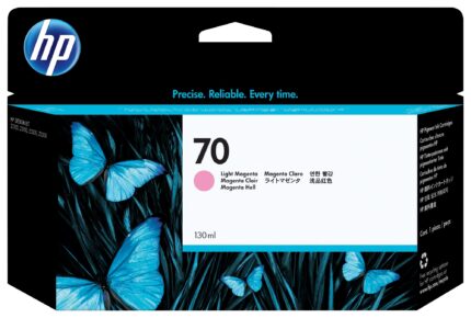 HP /70 Ink cartridge light magenta 130ml for HP DesignJet Z 2100/3100/3200/5200 (C9455A)