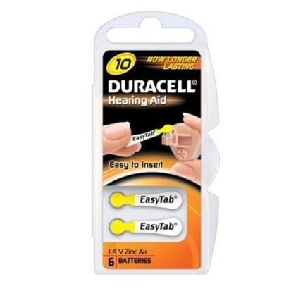 Duracell DA10 household battery Single-use battery Zinc-Air (DA10)