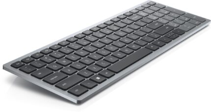 DELL KB740 keyboard RF Wireless + Bluetooth QWERTY UK English Grey, Black (KB740-GY-R-UK)