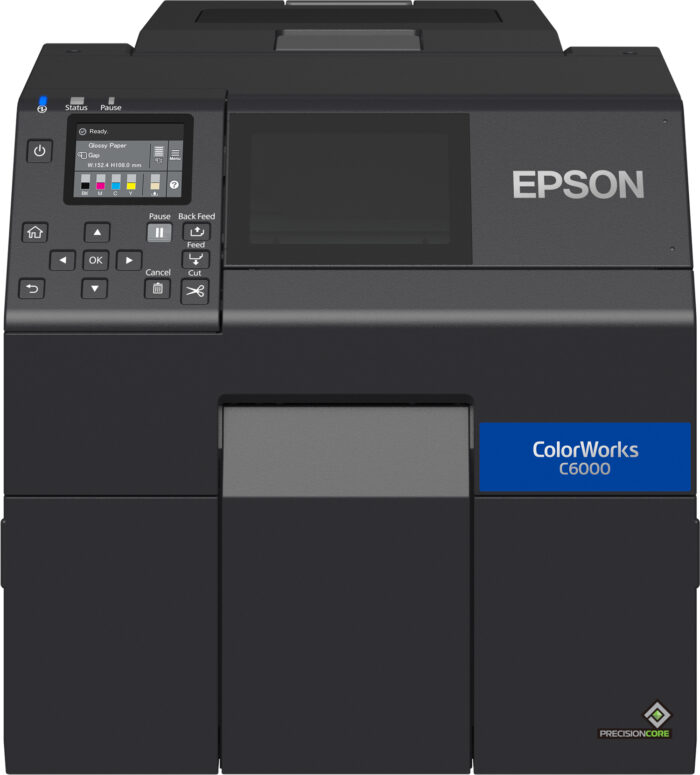 Epson ColorWorks CW-C6000Ae label printer Inkjet Colour 1200 x 1200 DPI 119 mm/sec Wired Ethernet LAN (C31CH76102)