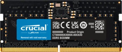 Crucial CT8G48C40S5 memory module 8 GB 1 x 8 GB DDR5 4800 MHz (CT8G48C40S5)