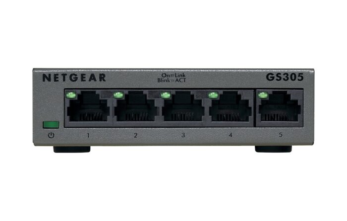 NETGEAR SOHO Unmanaged Gigabit Ethernet (10/100/1000)(GS305-300UKS) - Image 1
