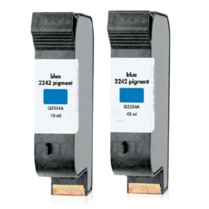 HP 2242 Printhead cartridge blue, Ink pigmented 42ml for HP Address Printer/Thermal InkJet 2.5 (Q2354A)