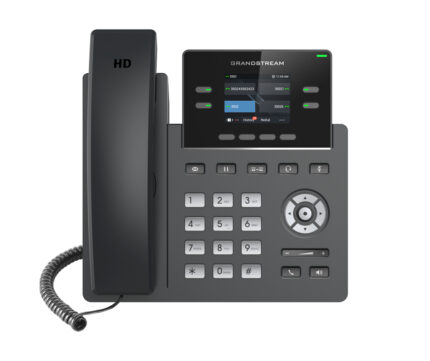 Grandstream Networks IP phone Black 2 lines TFT (GRP2612P)