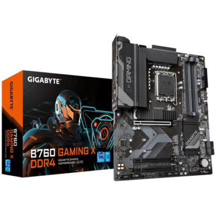 Gigabyte B760 GAMING X DDR4 Motherboard - Supports Intel Core 14th Gen CPUs, 8+1+1 Phases Digital VRM, up to 5333MHz DDR4 (OC), 3xPCIe 4.0 M.2, 2.5GbE LAN, USB 3.2 Gen 2 (B760 GAMING X DDR4)