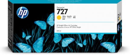 HP 727 Ink cartridge yellow 300ml for HP DesignJet T 920/930 (F9J78A)