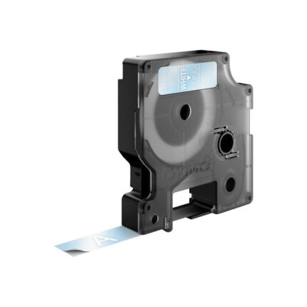 Dymo 45020/S0720600 DirectLabel-etikettes white on Transparent 12mm x 7m for Dymo D1 6-12mm/19mm/24mm/9-12mm/9-19mm (S0720600)