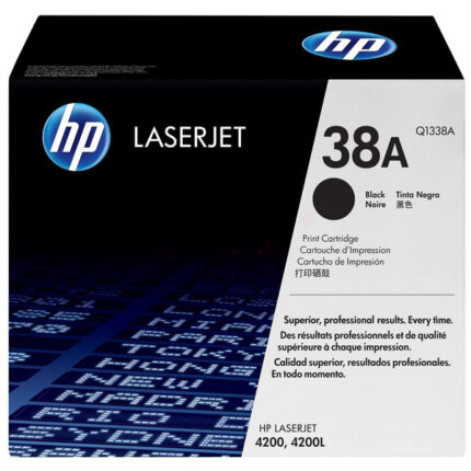HP 38A Toner cartridge black, 12K pages/5% for HP LaserJet 4200 (Q1338A)