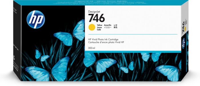 HP 746 Ink cartridge yellow 300ml for HP DesignJet Z 6/9+ (P2V79A)