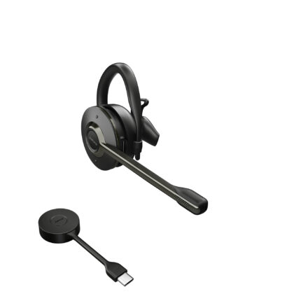 Jabra Engage 55 Headset Wireless Ear-hook Office/Call center Black, Titanium (9555-430-111)