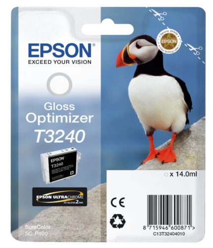 Epson C13T32404010/T3240 Ink cartridge Gloss-Optimizer, 3.35K pages 14ml for Epson SC-P 400 (C13T32404010)