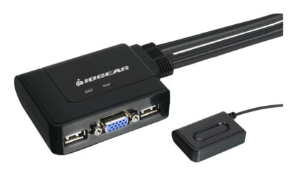 iogear 2-Port USB KVM switch Black (GCS22U)