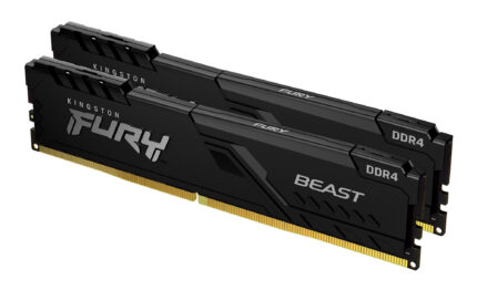 Kingston FURY 16GB 3200MT/s DDR4 CL16 DIMM (Kit of 2) Beast Black (KF432C16BBK2/16)