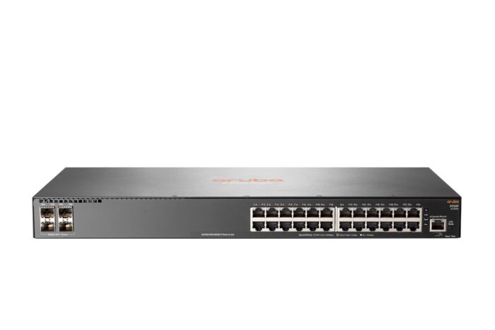 HPE Aruba 2930F 24G 4SFP+ Managed L3 Gigabit Ethernet (10/100/1000) 1U(JL253A)