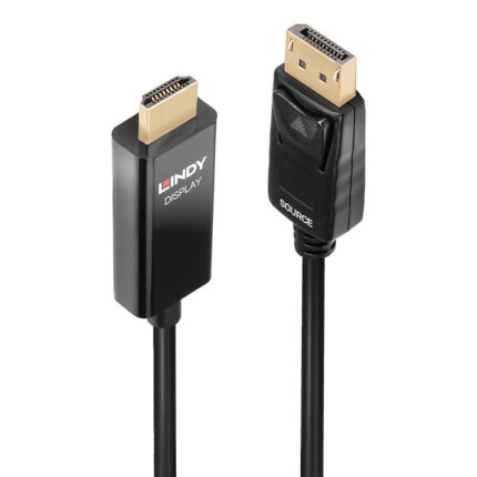 Lindy 3m Active DisplayPort to HDMI Cable with HDR