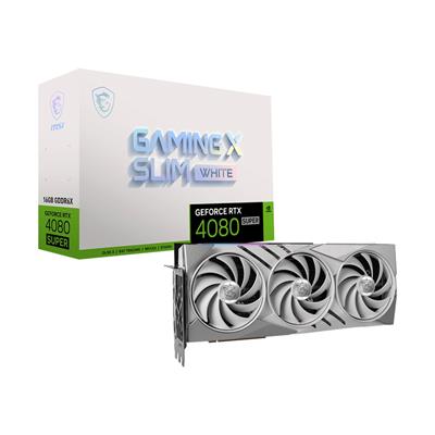 MSI GeForce RTX 4080 SUPER 16G GAMING X SLIM WHITE NVIDIA 16 GB GDDR6X