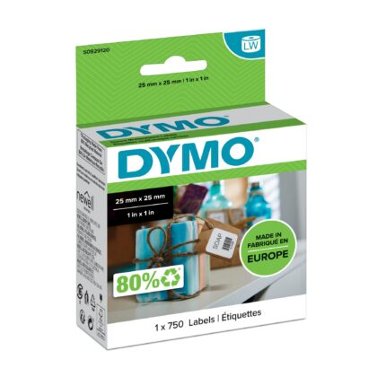Dymo S0929120 DirectLabel-etikettes white 25mm x25 mm for Dymo LW 550 60mm/60mm (S0929120)