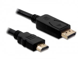 DeLOCK Cable Displayport > HDMI m/m 2m Black (82587)