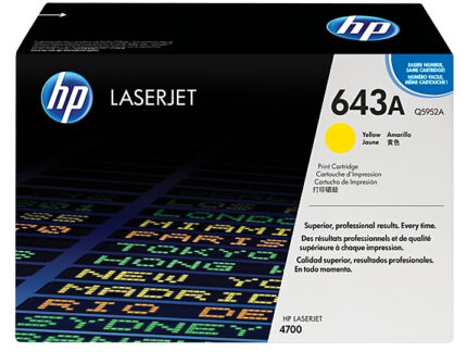 HP 643A toner cartridge Original Yellow (Q5952-67901)