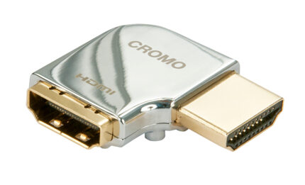 Lindy CROMO HDMI Male to HDMI Female 90 Degree Right Angle Adapter - Right