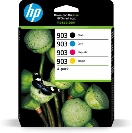 HP /903 Ink cartridge multi pack Bk,C,M,Y Blister Multi-Tag 12.4ml + 3x4.5ml Pack=4 for HP OfficeJet Pro 6860/6950 (6ZC73AE)