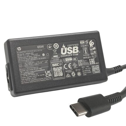 HP 65W TRAVEL ADPTR NPFC USB-C(L21487-001)