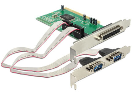 DeLOCK 1x Parallel & 2x Serial - PCI card interface cards/adapter (89004)