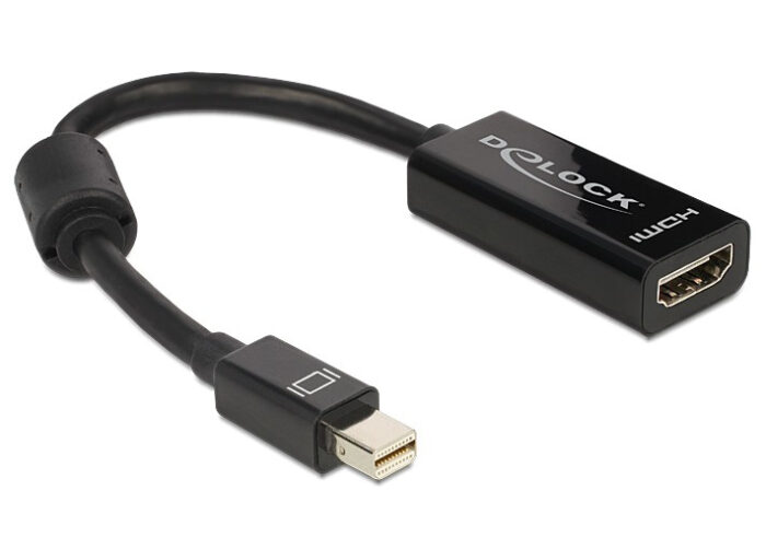 DeLOCK Adapter mini Displayport / HDMI 0.18 m HDMI Type A (Standard) Black (65099)