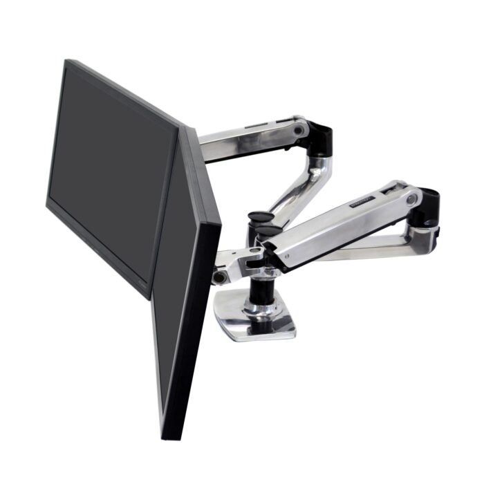 Ergotron LX Series monitor mount / stand 68.6 cm (27") Silver Desk (45-245-026)