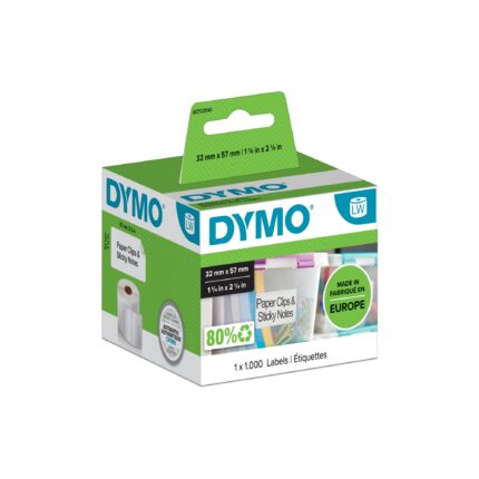 Dymo 11354/S0722540 DirectLabel-etikettes 57mm x32mm for Dymo 400 Duo/60mm (S0722540)