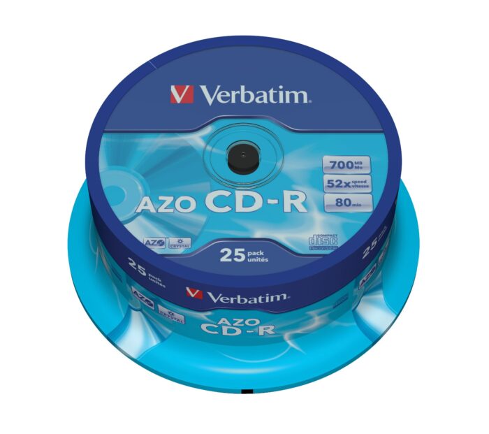 Verbatim CD-R AZO Crystal 700 MB 25 pc(s)