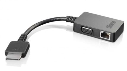 Lenovo Adapter 4X90J31060, OneLink+, VGA/RJ45, Black (FRU03X7014)