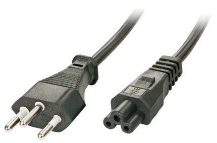 Lindy 30412 power cable Black 2 m C5 coupler