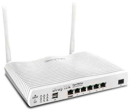 Draytek Vigor V2865AX-K wireless router Gigabit Ethernet Dual-band (2.4 GHz / 5 GHz) White (V2865AX-K)