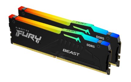 Kingston FURY Beast 16GB 5600MT/s DDR5 CL40 DIMM (Kit of 2) RGB (KF556C40BBAK2-16)