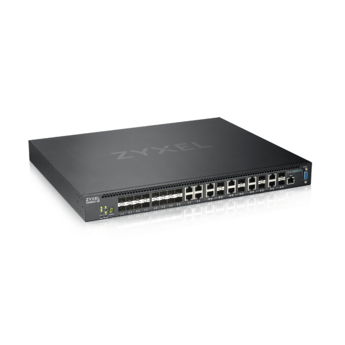 Zyxel XS3800-28 Managed L2+ 10G Ethernet (100/1000/10000) Black