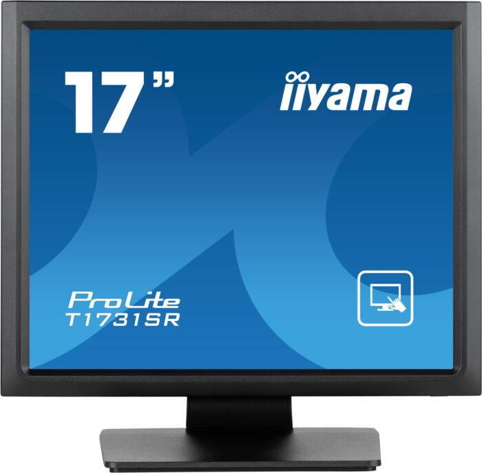 iiyama ProLite T1731SR-B1S computer monitor 43.2 cm (17") 1280 x 1024 pixels SXGA LCD Touchscreen Black (T1731SR-B1S)