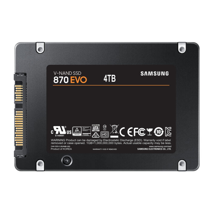MtygESSrCUmYVFGST4NElQ.c-r.jpg Samsung 870 EVO 2.5" 4 TB Serial ATA III V-NAND